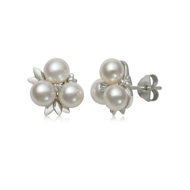 White baroque cultured freshwater pearl Opal Earrings 925 silver White baroque cultured freshwater pearl Opal Earrings 925 silver